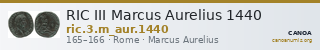 RIC III Marcus Aurelius 1440 — CANOA