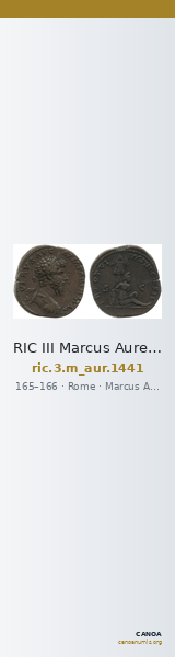 RIC III Marcus Aurelius 1441 — CANOA