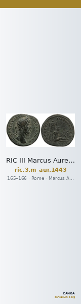 RIC III Marcus Aurelius 1443 — CANOA
