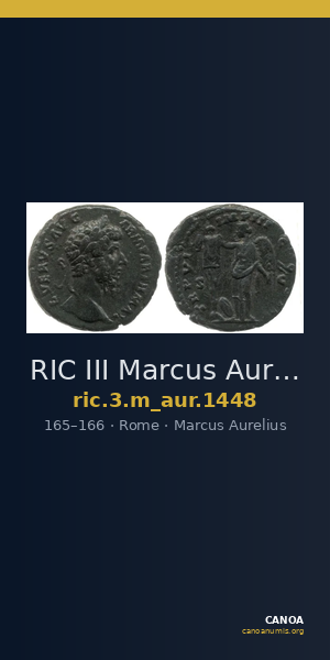 RIC III Marcus Aurelius 1448 — CANOA