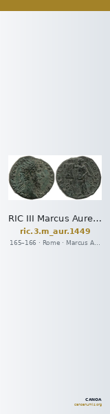 RIC III Marcus Aurelius 1449 — CANOA