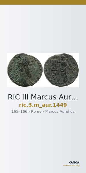 RIC III Marcus Aurelius 1449 — CANOA