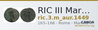 RIC III Marcus Aurelius 1449 — CANOA