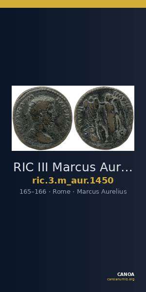 RIC III Marcus Aurelius 1450 — CANOA