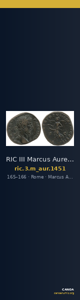 RIC III Marcus Aurelius 1451 — CANOA