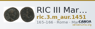 RIC III Marcus Aurelius 1451 — CANOA