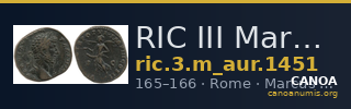 RIC III Marcus Aurelius 1451 — CANOA