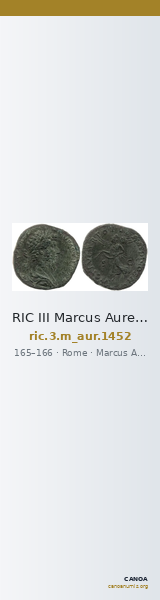 RIC III Marcus Aurelius 1452 — CANOA