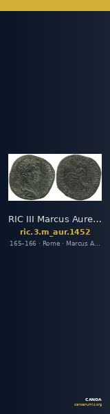 RIC III Marcus Aurelius 1452 — CANOA