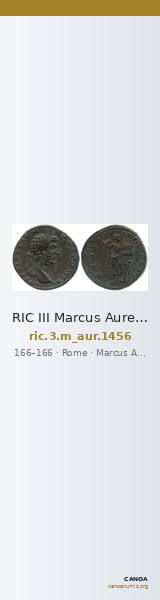 RIC III Marcus Aurelius 1456 — CANOA