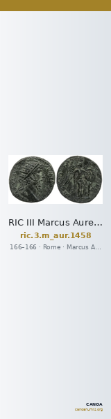 RIC III Marcus Aurelius 1458 — CANOA