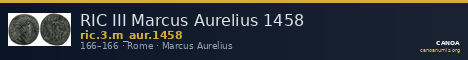 RIC III Marcus Aurelius 1458 — CANOA