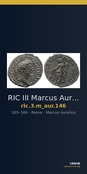 RIC III Marcus Aurelius 146 — CANOA