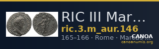RIC III Marcus Aurelius 146 — CANOA
