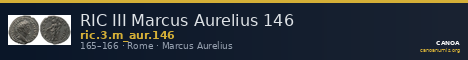 RIC III Marcus Aurelius 146 — CANOA