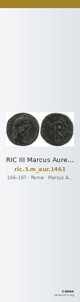 RIC III Marcus Aurelius 1461 — CANOA