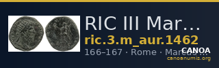 RIC III Marcus Aurelius 1462 — CANOA