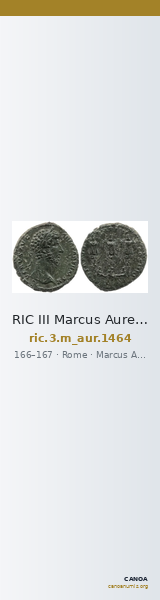 RIC III Marcus Aurelius 1464 — CANOA