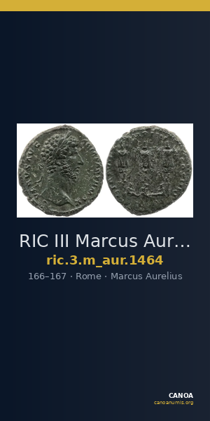 RIC III Marcus Aurelius 1464 — CANOA