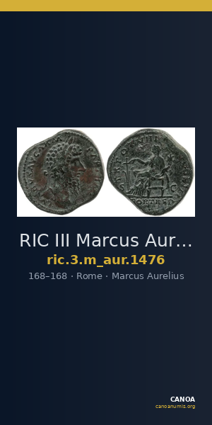RIC III Marcus Aurelius 1476 — CANOA