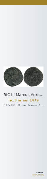 RIC III Marcus Aurelius 1479 — CANOA