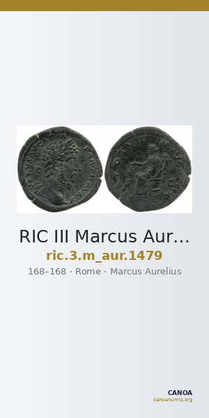 RIC III Marcus Aurelius 1479 — CANOA