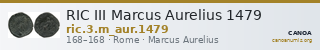 RIC III Marcus Aurelius 1479 — CANOA