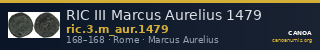 RIC III Marcus Aurelius 1479 — CANOA
