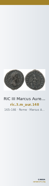 RIC III Marcus Aurelius 148 — CANOA