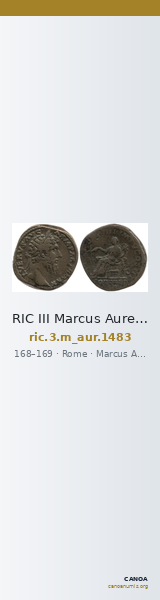 RIC III Marcus Aurelius 1483 — CANOA