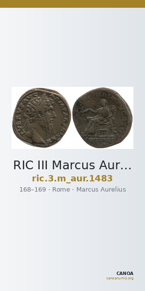 RIC III Marcus Aurelius 1483 — CANOA