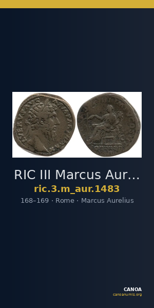 RIC III Marcus Aurelius 1483 — CANOA