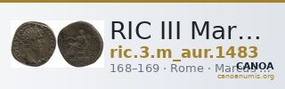 RIC III Marcus Aurelius 1483 — CANOA