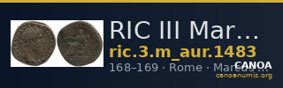 RIC III Marcus Aurelius 1483 — CANOA