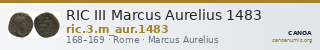 RIC III Marcus Aurelius 1483 — CANOA