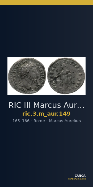 RIC III Marcus Aurelius 149 — CANOA