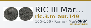 RIC III Marcus Aurelius 149 — CANOA