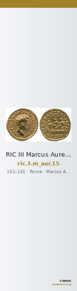 RIC III Marcus Aurelius 15 — CANOA