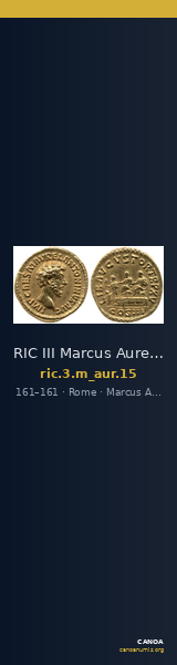 RIC III Marcus Aurelius 15 — CANOA