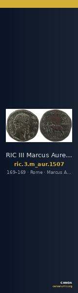 RIC III Marcus Aurelius 1507 — CANOA