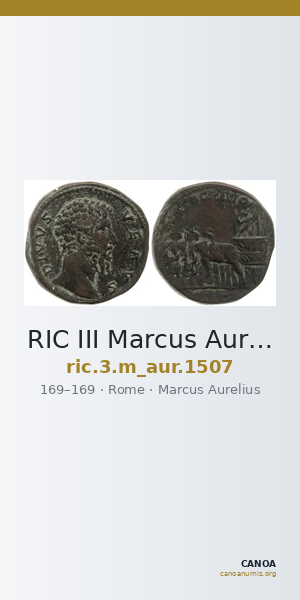 RIC III Marcus Aurelius 1507 — CANOA