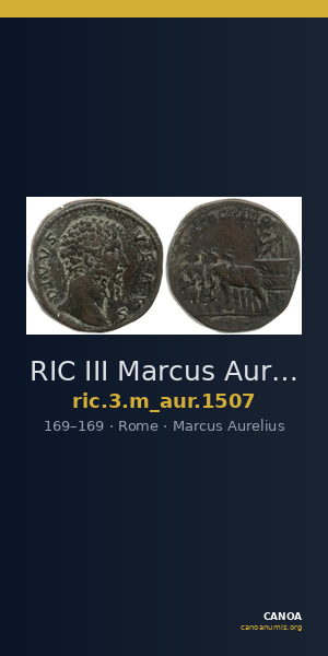 RIC III Marcus Aurelius 1507 — CANOA