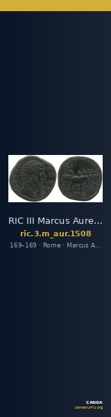 RIC III Marcus Aurelius 1508 — CANOA