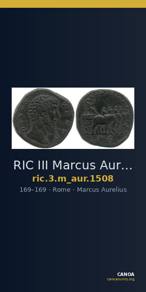 RIC III Marcus Aurelius 1508 — CANOA