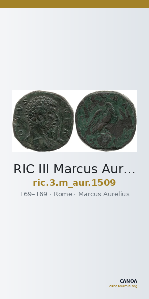 RIC III Marcus Aurelius 1509 — CANOA
