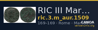 RIC III Marcus Aurelius 1509 — CANOA