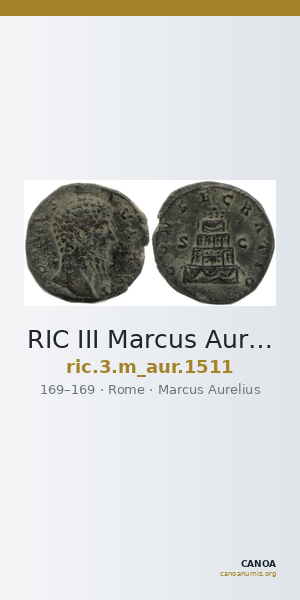 RIC III Marcus Aurelius 1511 — CANOA