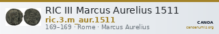 RIC III Marcus Aurelius 1511 — CANOA