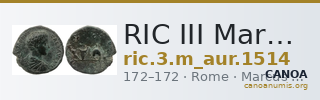 RIC III Marcus Aurelius 1514 — CANOA