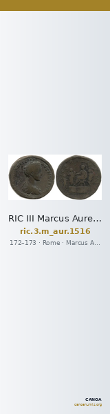 RIC III Marcus Aurelius 1516 — CANOA